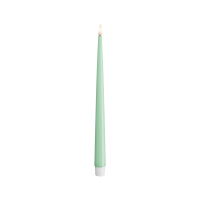 Deluxe HomeArt Led dinerkaars 2,2 x 28 cm | Mint | 3D vlam | 2 stuks | Deluxe HomeArt  LDH00565