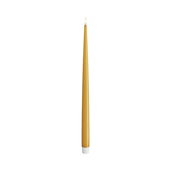 Deluxe HomeArt Led dinerkaars 2,2 x 38 cm | Curry | 3D vlam | 2 stuks | Deluxe HomeArt  LDH00549 - 1