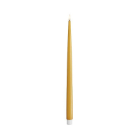 Deluxe HomeArt Led dinerkaars 2,2 x 38 cm | Curry | 3D vlam | 2 stuks | Deluxe HomeArt  LDH00549
