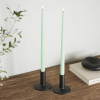 Led dinerkaars 2,2 x 38 cm | Mint | 3D vlam | 2 stuks | Deluxe HomeArt LDH00566 - 2
