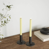 Led dinerkaars 24 cm | Geel | 3D vlam | 2 stuks | Deluxe HomeArt LDH00142 - 2