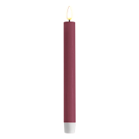 Deluxe HomeArt Led dinerkaars 24 cm | Magenta | 3D vlam | 2 stuks | Deluxe HomeArt  LDH00490