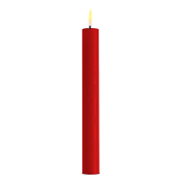 Deluxe HomeArt Led dinerkaars 24 cm | Rood | 3D vlam | 2 stuks | Deluxe HomeArt  LDH00198