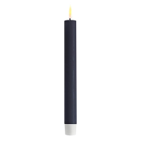 Deluxe HomeArt Led dinerkaars 24 cm | Royal Blue | 3D vlam | 2 stuks | Deluxe HomeArt  LDH00302