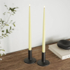 Led dinerkaars 38 cm | Light Yellow | 3D vlam | Shiny | 2 stuks | Deluxe HomeArt LDH00352 - 2