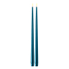 Led dinerkaars 38 cm | Petroleum | 3D vlam | Shiny | 2 stuks | Deluxe HomeArt