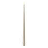 Led dinerkaars 38 cm | Sand | 3D vlam | Shiny | 2 stuks | Deluxe HomeArt