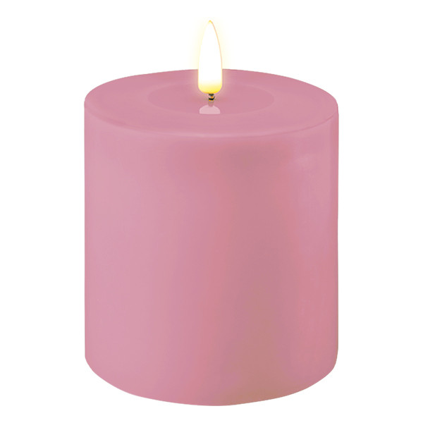 Deluxe HomeArt Led kaars 10 x 10  cm | Lavendel | 3D vlam | Deluxe HomeArt  LDH00501 - 1