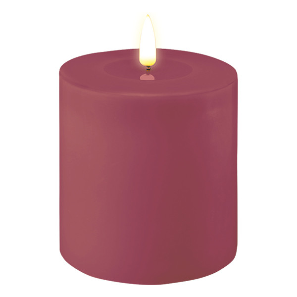 Deluxe HomeArt Led kaars 10 x 10  cm | Magenta | 3D vlam | Deluxe HomeArt  LDH00486 - 1