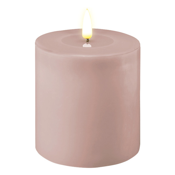 Deluxe HomeArt Led kaars 10 x 10  cm | Rosé | 3D vlam | Deluxe HomeArt  LDH00516 - 1