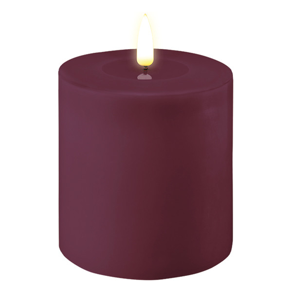 Deluxe HomeArt Led kaars 10 x 10  cm | Violet | 3D vlam | Deluxe HomeArt  LDH00471 - 1