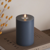 Led kaars 10 x 15  cm | Ice Blue | 3D vlam | Deluxe HomeArt