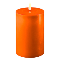 Deluxe HomeArt Led kaars 10 x 15  cm | Oranje | 3D vlam | Deluxe HomeArt  LDH00327