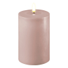 Led kaars 10 x 15  cm | Rosé | 3D vlam | Deluxe HomeArt