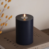 Led kaars 10 x 15  cm | Royal Blue | 3D vlam | Deluxe HomeArt