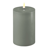 Deluxe HomeArt Led kaars 10 x 15  cm | Salvie Green | 3D vlam | Deluxe HomeArt  LDH00252