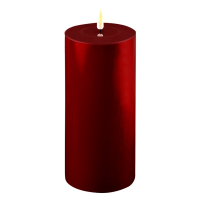 Deluxe HomeArt Led kaars 10 x 20  cm | Bourgogne Rood | 3D vlam | Deluxe HomeArt  LDH00181