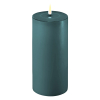 Led kaars 10 x 20  cm | Jade Green | 3D vlam | Deluxe HomeArt LDH00283 - 1