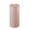 Led kaars 10 x 20  cm | Rose | 3D vlam | Deluxe HomeArt LDH00518 - 1