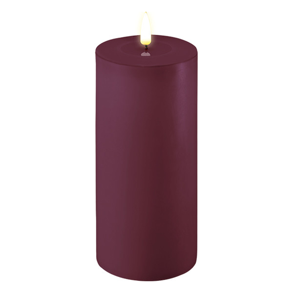Deluxe HomeArt Led kaars 10 x 20  cm | Violet | 3D vlam | Deluxe HomeArt  LDH00473 - 1