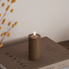 Led kaars 5 x 10 cm | Caramel | 3D vlam | Deluxe HomeArt