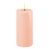 Led kaars 5 x 10 cm | Roze | 3D vlam | Deluxe HomeArt