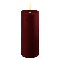 Deluxe HomeArt Led kaars 5 x 12,5 cm | Bourgogne Rood | 3D vlam | Deluxe HomeArt  LDH00172