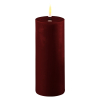 Led kaars 5 x 12,5 cm | Bourgogne Rood | 3D vlam | Deluxe HomeArt