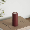 Led kaars 5 x 12,5 cm | Bourgogne Rood | 3D vlam | Deluxe HomeArt LDH00172 - 2
