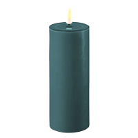 Deluxe HomeArt Led kaars 5 x 12,5 cm | Jade Green | 3D vlam | Deluxe HomeArt  LDH00274