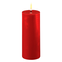Deluxe HomeArt Led kaars 5 x 12,5 cm | Rood | 3D vlam | Deluxe HomeArt  LDH00186