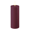 Led kaars 5 x 12,5 cm | Violet | 3D vlam | Deluxe HomeArt LDH00464 - 1