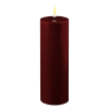 Led kaars 5 x 15 cm | Bourgogne Rood | 3D vlam | Deluxe HomeArt