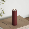 Led kaars 5 x 15 cm | Bourgogne Rood | 3D vlam | Deluxe HomeArt LDH00173 - 2