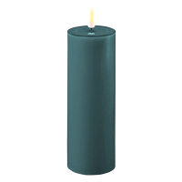 Deluxe HomeArt Led kaars 5 x 15 cm | Jade Green | 3D vlam | Deluxe HomeArt  LDH00275