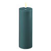 Led kaars 5 x 15 cm | Jade Green | 3D vlam | Deluxe HomeArt