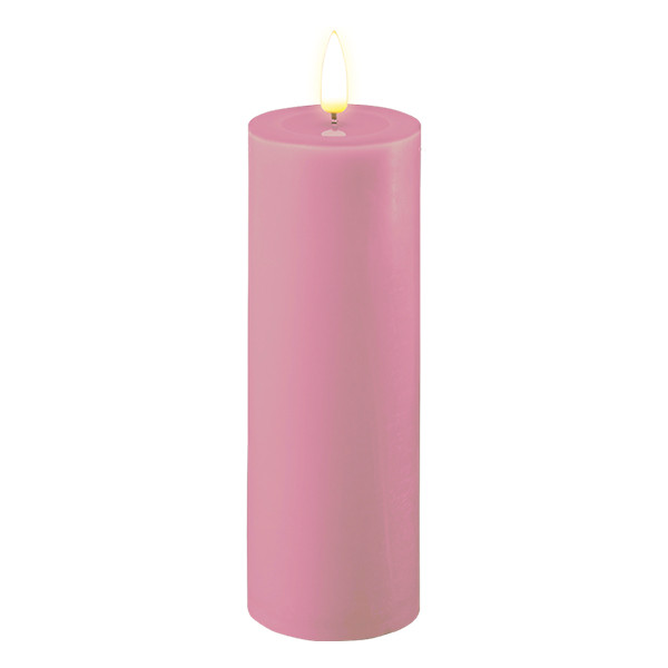Deluxe HomeArt Led kaars 5 x 15 cm | Lavendel | 3D vlam | Deluxe HomeArt  LDH00495 - 1
