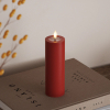 Led kaars 5 x 15 cm | Rood | 3D vlam | Deluxe HomeArt