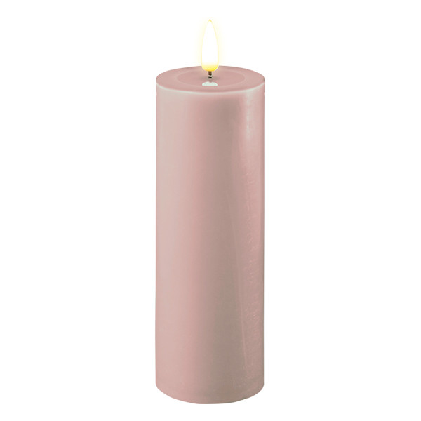 Deluxe HomeArt Led kaars 5 x 15 cm | Rosé | 3D vlam | Deluxe HomeArt  LDH00510 - 1