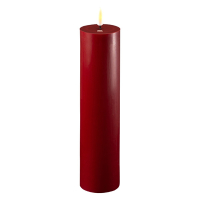 Deluxe HomeArt Led kaars 5 x 20 cm | Bordeaux | 3D vlam | Deluxe HomeArt  LDH00062