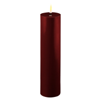 Deluxe HomeArt Led kaars 5 x 20 cm | Bourgogne Rood | 3D vlam | Deluxe HomeArt  LDH00174