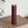 Led kaars 5 x 20 cm | Bourgogne Rood | 3D vlam | Deluxe HomeArt LDH00174 - 2