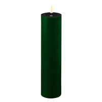 Deluxe HomeArt Led kaars 5 x 20 cm | Donkergroen | 3D vlam | Deluxe HomeArt  LDH00202