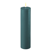 Deluxe HomeArt Led kaars 5 x 20 cm | Jade Green | 3D vlam | Deluxe HomeArt  LDH00276