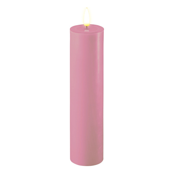 Deluxe HomeArt Led kaars 5 x 20 cm | Lavendel | 3D vlam | Deluxe HomeArt  LDH00496 - 1