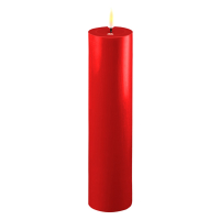 Deluxe HomeArt Led kaars 5 x 20 cm | Rood | 3D vlam | Deluxe HomeArt  LDH00188