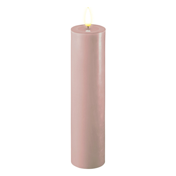 Deluxe HomeArt Led kaars 5 x 20 cm | Rosé | 3D vlam | Deluxe HomeArt  LDH00511 - 1