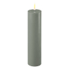 Led kaars 5 x 20 cm | Salvie Green | 3D vlam | Deluxe HomeArt