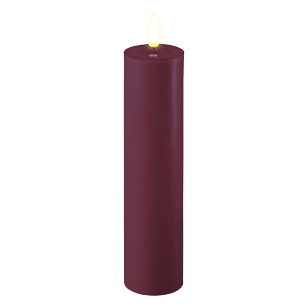 Deluxe HomeArt Led kaars 5 x 20 cm | Violet | 3D vlam | Deluxe HomeArt  LDH00466 - 1