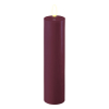 Led kaars 5 x 20 cm | Violet | 3D vlam | Deluxe HomeArt LDH00466 - 1
